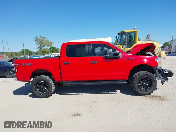 2018 Ford F-150 XL with VIN 1FTEW1E53JFA02130, listed as a IAAI auction lot 41769332 with 186,681 mi miles. Bid and sale history available at carsss.com. Image 12.