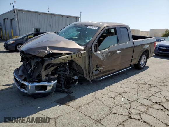 2015 Ford F-150 XL with VIN 1FTEX1CP1FKE50804, listed as a Copart auction lot 60172925 with 71,579 mi miles and Salvage title. Bid and sale history available at DreamBid. Image 1.