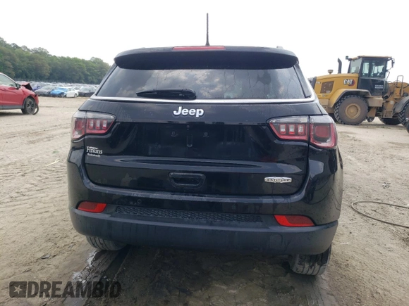 2020 Jeep Compass Latitude with VIN 3C4NJCBB4LT162062, listed as a Copart auction lot 60978885 with Not provided miles and Salvage title. Bid and sale history available at DreamBid. Image 6.