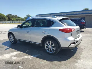 2017 Infiniti QX50 with VIN JN1BJ0RP4HM383177, listed as a Copart auction lot 53038055 with 124,707 mi miles and Salvage Title. Bid and sale history available at carsss.com. Image 2.