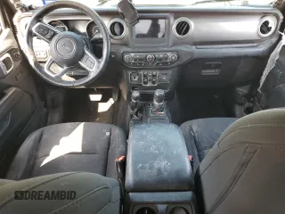 2021 Jeep Gladiator High Altitude with VIN 1C6HJTFG4ML546222, listed as a Copart auction lot 80474614 with Not provided miles and Salvage title. Bid and sale history available at DreamBid. Image 8.