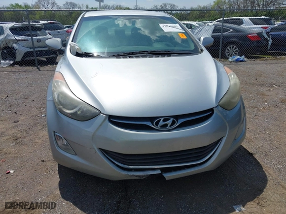 2013 Hyundai Elantra GLS with VIN 5NPDH4AE1DH419091, listed as a IAAI auction lot 42018882 with 170,960 mi miles. Bid and sale history available at carsss.com. Image 6.
