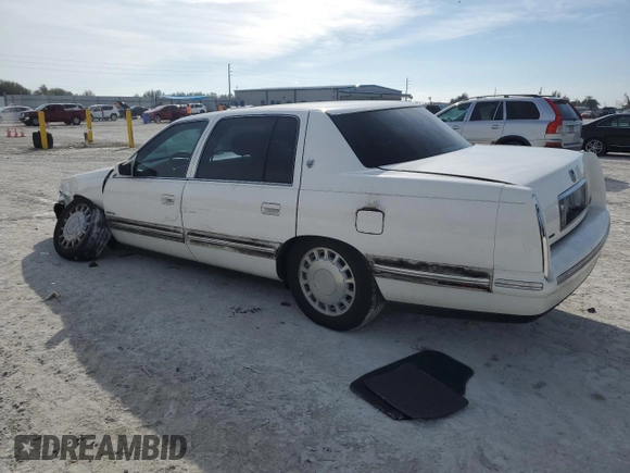 1998 Cadillac DeVille with VIN 1G6KD54Y7WU721351, listed as a Copart auction lot 42990425 with 98,666 mi miles and Salvage Title. Bid and sale history available at carsss.com. Image 2.