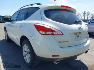 2012 Nissan Murano S with VIN JN8AZ1MW6CW236625, listed as a IAAI auction lot 42070547 with 134,625 mi miles. Bid and sale history available at carsss.com. Image 3.