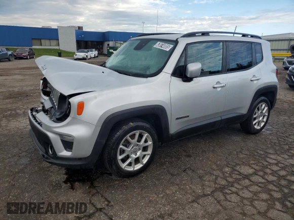 2020 Jeep Renegade Latitude with VIN ZACNJABB1LPL44066, listed as a Copart auction lot 63074885 with 84,594 mi miles and Non repairable. Bid and sale history available at DreamBid. Image 1.