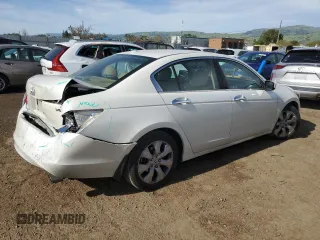 2010 Honda Accord Sdn EX-L with VIN 1HGCP3F84AA010213, listed as a Copart auction lot 52984445 with 94,418 mi miles and Salvage Title. Bid and sale history available at carsss.com. Image 3.
