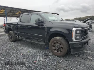 2024 Ford F-250 XL with VIN 1FT8W2BA2RED55853, listed as a Copart auction lot 50156825 with 5,293 mi miles and Salvage title. Bid and sale history available at DreamBid. Image 4.