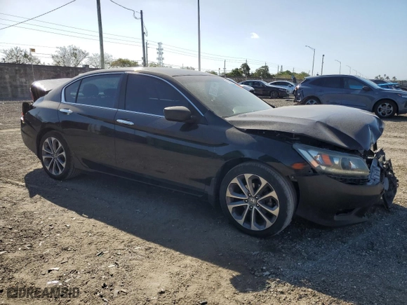 2014 Honda Accord Sedan Sport with VIN 1HGCR2F50EA307348, listed as a Copart auction lot 47964825 with 150,763 mi miles and Salvage Title. Bid and sale history available at carsss.com. Image 4.