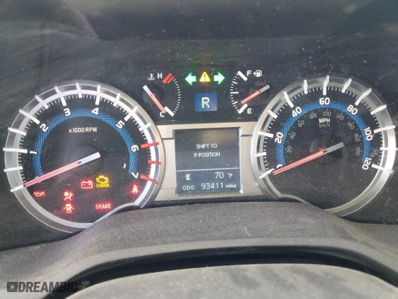 2018 Toyota 4Runner SR5 with VIN JTEZU5JR8J5188322, listed as a Copart auction lot 44978435 with 93,411 mi miles and Salvage Title. Bid and sale history available at carsss.com. Image 9.