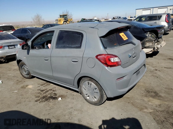 2020 Mitsubishi Mirage ES z VIN ML32A3HJ4LH010981, wystawiony jako Copart lot #45940635 z przebiegiem Nie podano mil oraz Nie do naprawy • Non repairable. Historia ofert i sprzedaży dostępna na DreamBid. Obrazek 2.