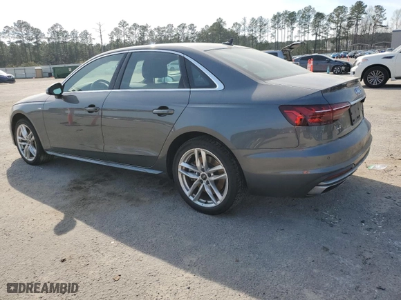 2021 Audi A4 Sedan S line Premium with VIN WAUDAAF44MA055417, listed as a Copart auction lot 49493075 with 24,875 mi miles and Salvage Title. Bid and sale history available at carsss.com. Image 2.