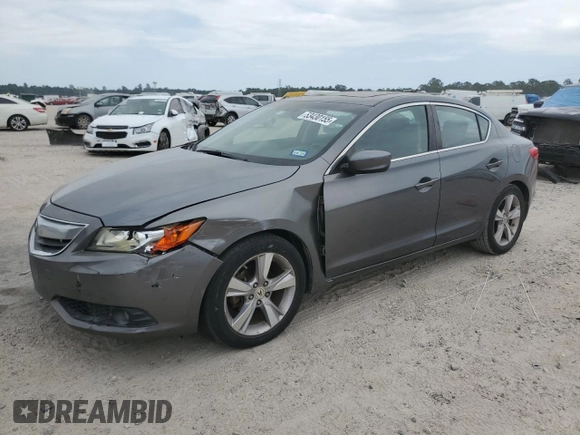 2013 Acura ILX Premium Pkg with VIN 19VDE1F55DE006300, listed as a Copart auction lot 53430155 with 69,340 mi miles and Salvage Title. Bid and sale history available at carsss.com. Image 1.