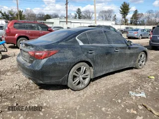 2021 Infiniti Q50 Signature Edition с VIN JN1EV7CR8MM755277, выставлен на аукционе Copart как лот 44568045 с пробегом 35 099 миль миль и Списание • Salvage title. История ставок и продаж доступна на DreamBid. Изображение 3.
