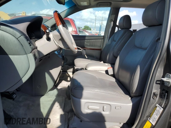 2005 Toyota Sienna XLE with VIN 5TDZA22CX5S274768, listed as a Copart auction lot 55036235 with 167,552 mi miles and Salvage title. Bid and sale history available at DreamBid. Image 7.