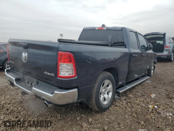 2021 Ram 1500 Big Horn with VIN 1C6SRFBT4MN622318, listed as a Copart auction lot 86769444 with 12,648 mi miles and Salvage Title. Bid and sale history available at carsss.com. Image 3.