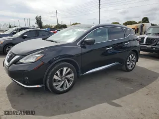 2020 Nissan Murano SL with VIN 5N1AZ2CJ3LN117083, listed as a Copart auction lot 46163475 with 40,273 mi miles and Salvage Title. Bid and sale history available at carsss.com. Image 1.