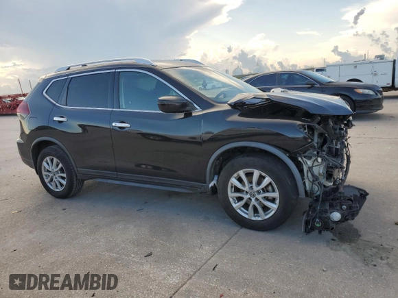 2019 Nissan Rogue SV with VIN KNMAT2MT2KP551634, listed as a Copart auction lot 61860255 with 174,125 mi miles and Salvage title. Bid and sale history available at DreamBid. Image 4.