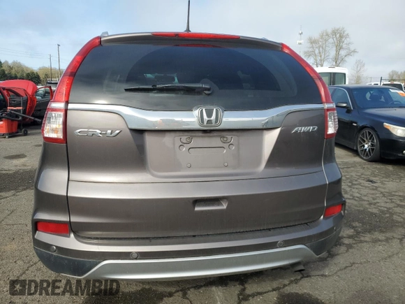 2015 Honda CR-V EX-L with VIN 2HKRM4H79FH617056, listed as a Copart auction lot 50390375 with 73,701 mi miles and Salvage Title. Bid and sale history available at carsss.com. Image 6.