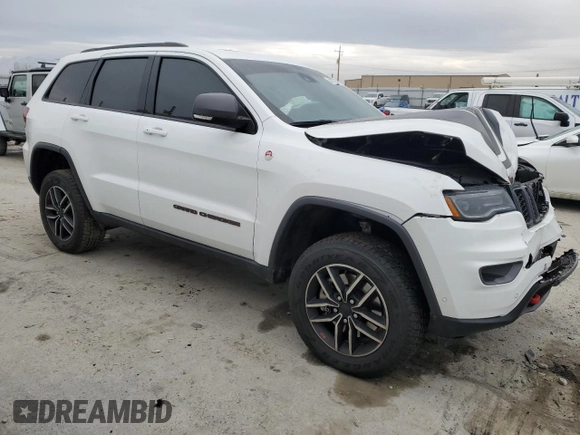2021 Jeep Grand Cherokee Trailhawk with VIN 1C4RJFLT4MC862056, listed as a Copart auction lot 86273024 with 23,122 mi miles and Salvage Title. Bid and sale history available at carsss.com. Image 4.