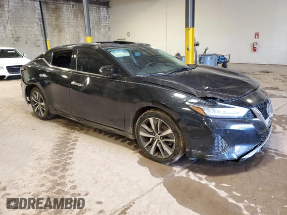 2019 Nissan Maxima S z VIN 1N4AA6AV6KC381875, wystawiony jako Copart lot #48138745 z przebiegiem 52 308 mil mil oraz Szkoda całkowita • Salvage title. Historia ofert i sprzedaży dostępna na DreamBid. Obrazek 4.