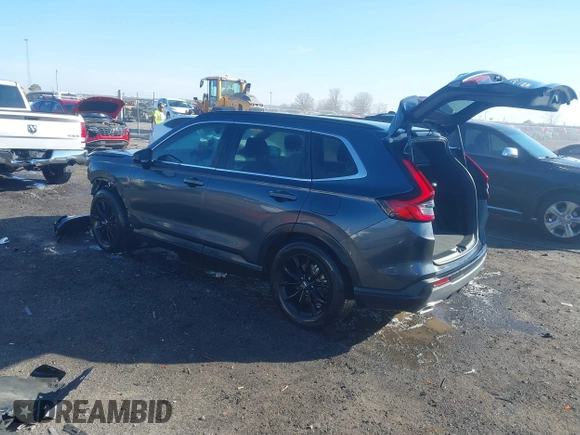 2024 Honda CR-V Sport with VIN 7FARS5H55RE031391, listed as a IAAI auction lot 41662628 with 16,140 mi miles and . Bid and sale history available at DreamBid. Image 3.