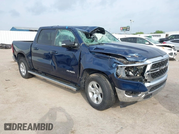 2022 Ram 1500 Big Horn z VIN 1C6SRFFT7NN415143, wystawiony jako IAAI lot #42140645 z przebiegiem 25 468 mil mil oraz . Historia ofert i sprzedaży dostępna na DreamBid. Obrazek 1.