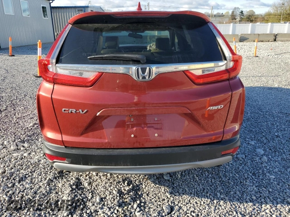 2018 Honda CR-V EX-L with VIN 2HKRW2H84JH613464, listed as a Copart auction lot 53984255 with 55,494 mi miles and Salvage Title. Bid and sale history available at carsss.com. Image 6.