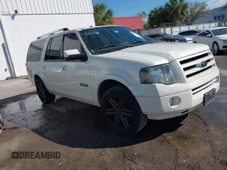 2008 Ford Expedition EL Limited with VIN 1FMFK195X8LA08217, listed as a IAAI auction lot 41638362 with 259,569 mi miles. Bid and sale history available at carsss.com. Image 1.