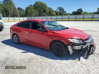 2018 Honda Civic LX with VIN 2HGFC2F51JH533697, listed as a Copart auction lot 47852615 with Not Provided miles and Salvage Title. Bid and sale history available at carsss.com. Image 4.