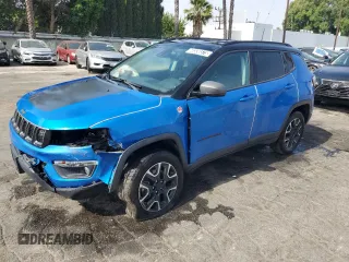 2021 Jeep Compass Trailhawk с VIN 3C4NJDDB9MT556516, выставлен на аукционе Copart как лот 60338575 с пробегом 86 978 миль миль и Чистый • Clean title. История ставок и продаж доступна на DreamBid. Изображение 1.