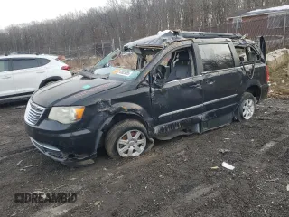 2012 Chrysler Town & Country Touring with VIN 2C4RC1BG9CR288948, listed as a Copart auction lot 55582245 with 110,936 mi miles and Salvage Title. Bid and sale history available at carsss.com. Image 1.