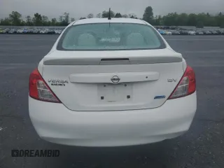2014 Nissan Versa SV with VIN 3N1CN7AP3EL829693, listed as a Copart auction lot 55681185 with Not Provided miles and Salvage Title. Bid and sale history available at DreamBid. Image 6.