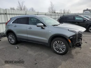 2024 Cadillac XT4 AWD Premium Luxury with VIN 1GYFZDR42RF147048, listed as a Copart auction lot 49622465 with 18,367 mi miles and Salvage title. Bid and sale history available at DreamBid. Image 4.
