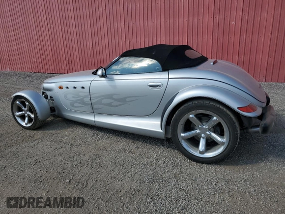 2000 Plymouth Prowler z VIN 1P3EW65G0YV603641, wystawiony jako Copart lot #72117774 z przebiegiem 75 081 mil mil oraz Tytuł czysty. Historia ofert i sprzedaży dostępna na DreamBid. Obrazek 2.