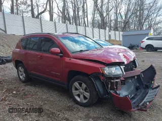 2014 Jeep Compass Latitude with VIN 1C4NJDEB3ED846496, listed as a IAAI auction lot 41892963 with 111,914 mi miles. Bid and sale history available at carsss.com. Image 1.
