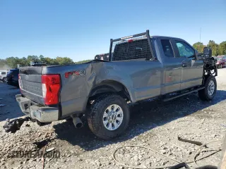 2021 Ford Super Duty F-250 SRW XL with VIN 1FT7X2B6XMEC80607, listed as a Copart auction lot 76134304 with 57,912 mi miles and Salvage Title. Bid and sale history available at carsss.com. Image 3.