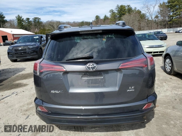 2017 Toyota RAV4 LE with VIN JTMBFREV9HJ141865, listed as a Copart auction lot 49459035 with 0 mi miles and Salvage Title. Bid and sale history available at carsss.com. Image 6.