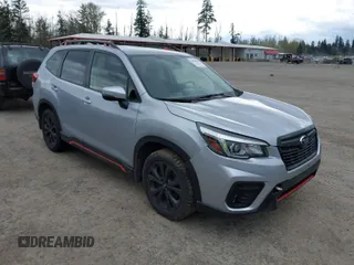 2019 Subaru Forester Sport with VIN JF2SKAPC3KH576440, listed as a IAAI auction lot 42003893 with 41,889 mi miles. Bid and sale history available at carsss.com. Image 1.