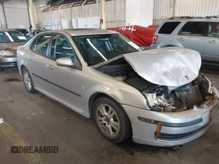2006 Saab 9-3 with VIN YS3FD49Y361000861, listed as a IAAI auction lot 40501671 with 139,391 mi miles. Bid and sale history available at carsss.com. Image 1.
