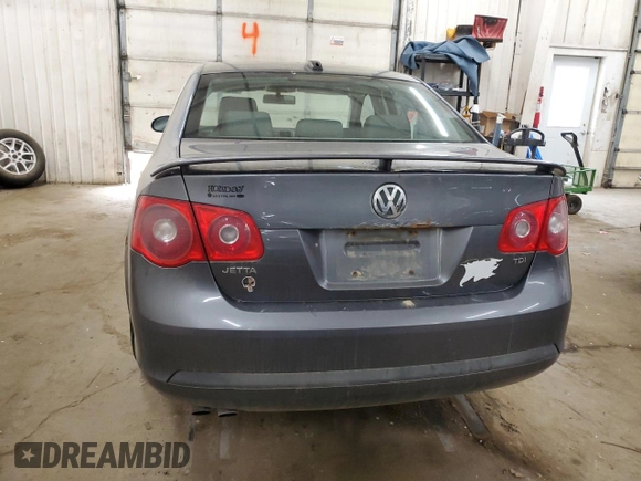 2006 Volkswagen Jetta 1.9L TDI with VIN 3VWST71KX6M700183, listed as a Copart auction lot 57147055 with 262,075 mi miles and Salvage title. Bid and sale history available at DreamBid. Image 6.