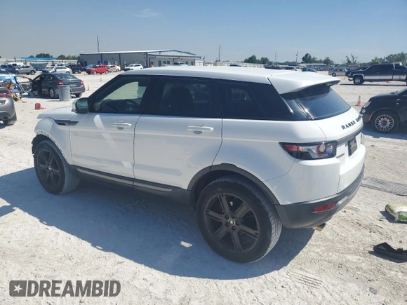 2013 Land Rover Range Rover Evoque Pure with VIN SALVN2BGXDH736845, listed as a Copart auction lot 49950925 with 142,783 mi miles and Salvage Title. Bid and sale history available at carsss.com. Image 2.