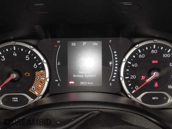2020 Jeep Renegade Jeepster with VIN ZACNJBAB6LPL92993, listed as a IAAI auction lot 41815847 with 36,314 mi miles and . Bid and sale history available at DreamBid. Image 7.