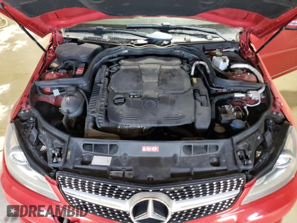 2014 Mercedes-Benz C with VIN WDDGF8AB6EG202289, listed as a Copart auction lot 51733915 with 129,245 mi miles and Salvage Title. Bid and sale history available at carsss.com. Image 11.