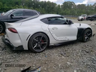 2020 Toyota Supra 3.0 with VIN WZ1DB4C03LW025590, listed as a Copart auction lot 58242644 with Not provided miles and Salvage title. Bid and sale history available at DreamBid. Image 3.