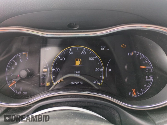 2016 Jeep Grand Cherokee Limited 75th Anniversary with VIN 1C4RJFBG2GC441039, listed as a Copart auction lot 54755875 with 97,242 mi miles and Salvage Title. Bid and sale history available at DreamBid. Image 9.