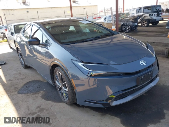 2024 Toyota Prius LE with VIN JTDACAAU3R3033010, listed as a IAAI auction lot 41670233 with 14,166 mi miles. Bid and sale history available at carsss.com. Image 1.