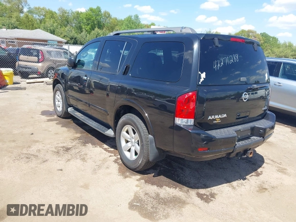 2015 Nissan Armada Platinum z VIN 5N1BA0NC8FN622975, wystawiony jako IAAI lot #42271288 z przebiegiem 113 471 mil mil oraz . Historia ofert i sprzedaży dostępna na DreamBid. Obrazek 3.