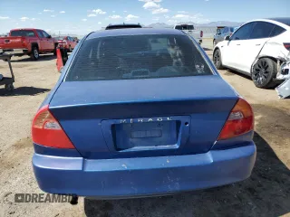 2001 Mitsubishi Mirage ES z VIN JA3AY26C11U002651, wystawiony jako Copart lot #55161755 z przebiegiem 209 883 mil mil oraz Szkoda całkowita • Salvage title. Historia ofert i sprzedaży dostępna na DreamBid. Obrazek 6.