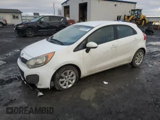 2013 Kia Rio SX with VIN KNADM5A30D6110381, listed as a Copart auction lot 85610034 with 161,673 mi miles and Salvage Title. Bid and sale history available at carsss.com. Image 1.