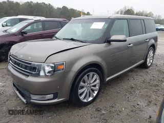 2014 Ford Flex Limited with VIN 2FMGK5D89EBD17931, listed as a IAAI auction lot 41852159 with 105,522 mi miles. Bid and sale history available at carsss.com. Image 2.